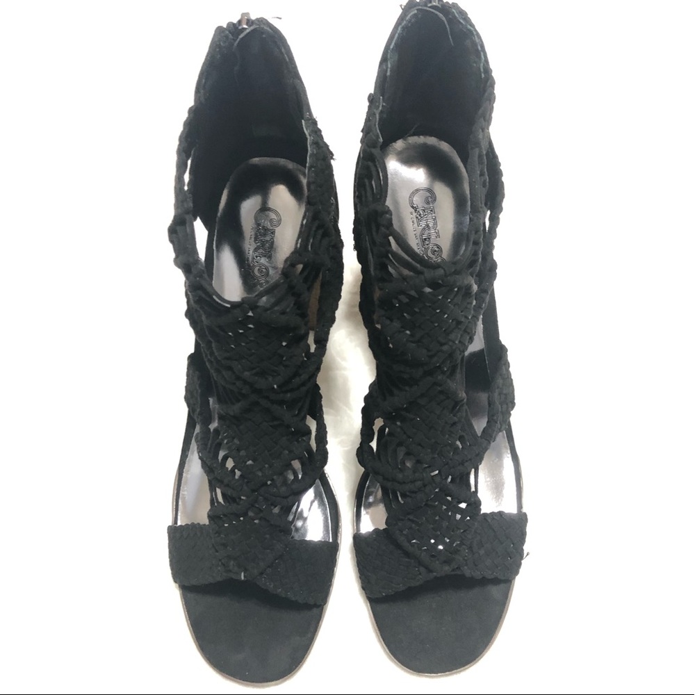 Carlos By Carlos Santana Nadia Woven Block Heel - Picture 7 of 8